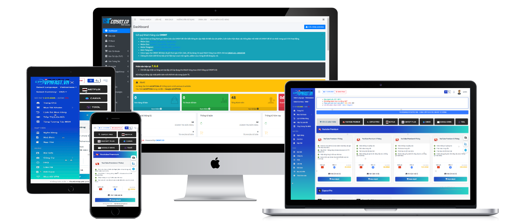 Website Bán Random Game, Clone Via Tự Động