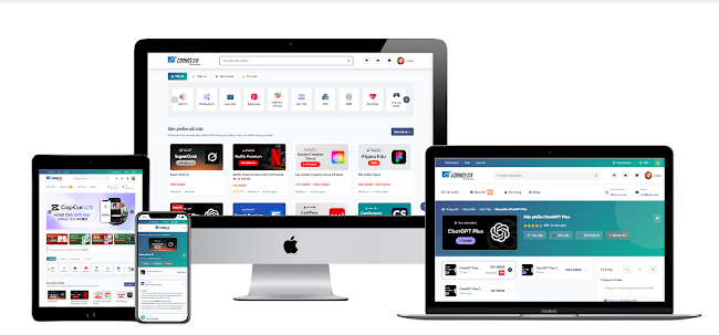[SHOPKEY VERSION 1.8.2] TẠO WEBSITE BÁN TÀI KHOẢN PREMIUM, BÁN TÀI KHOẢN DIGITAL