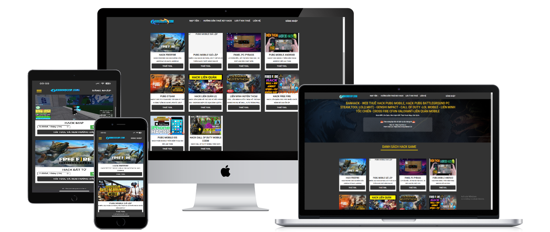 Code bán key hack game